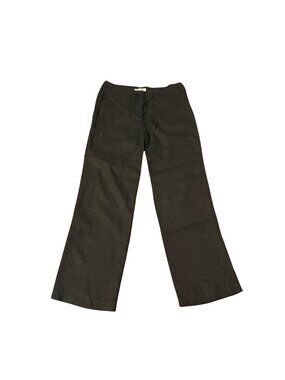 China Best Black 100% Linen Pants